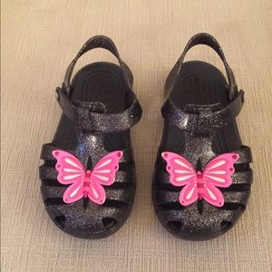 Butterfly Crocs Sandals